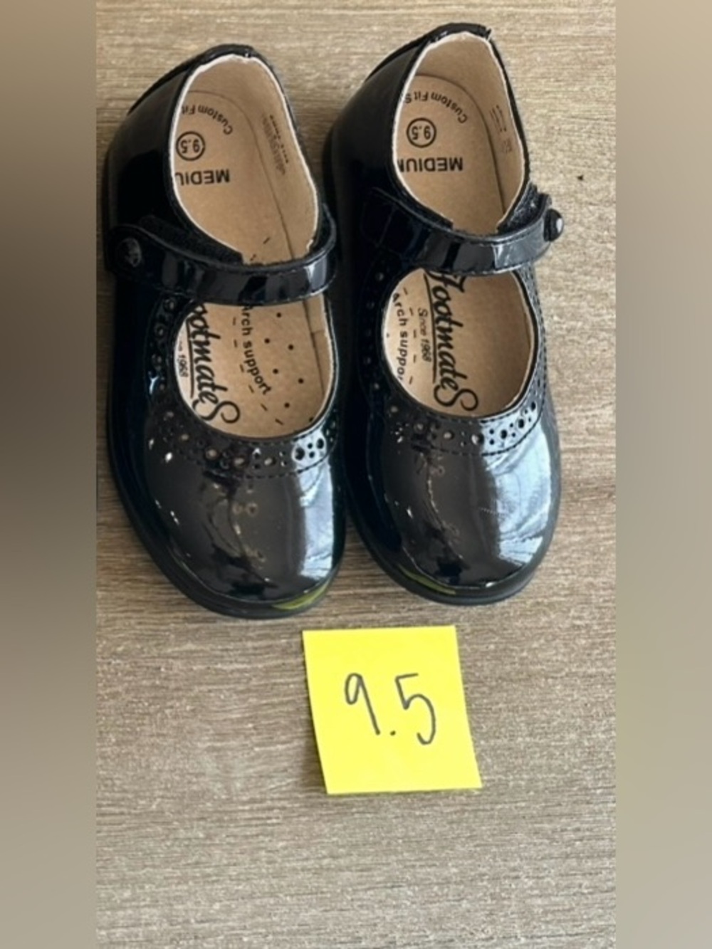 Footmates - black 9.5
